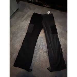 Wesc Men's  Cargo Multi Black Corduroy  Pants 36x32
